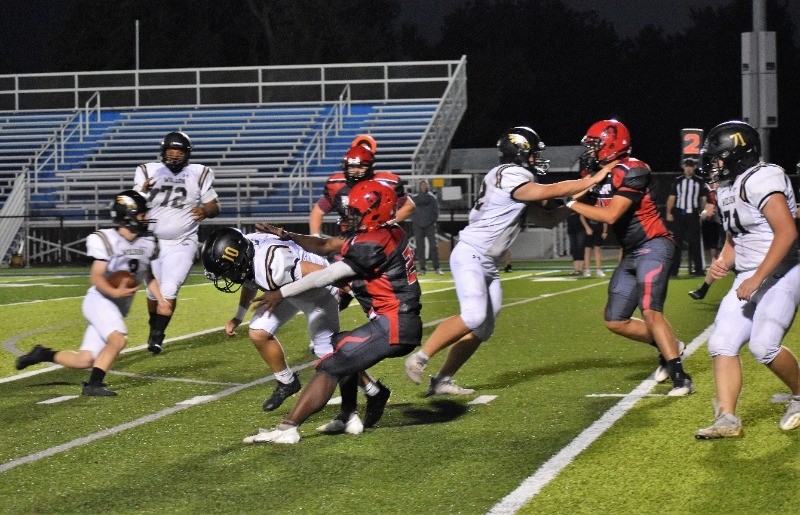 Geary Schools GearyWilson Game played at El Reno's Memorial Stadium
